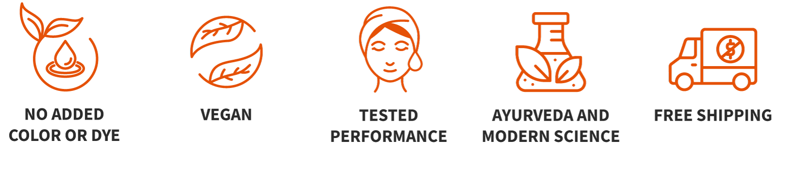Not Tested on Animals, Vegan, 30-Day Money Back Guarantee badges 2