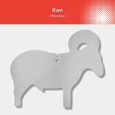 AR500 steel 1/2 Scale NRA Ram