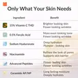 Levaye vitamin c serum ingredients with benefits