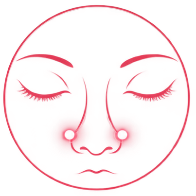 THE HOLLOWS BESIDE THE NOSE