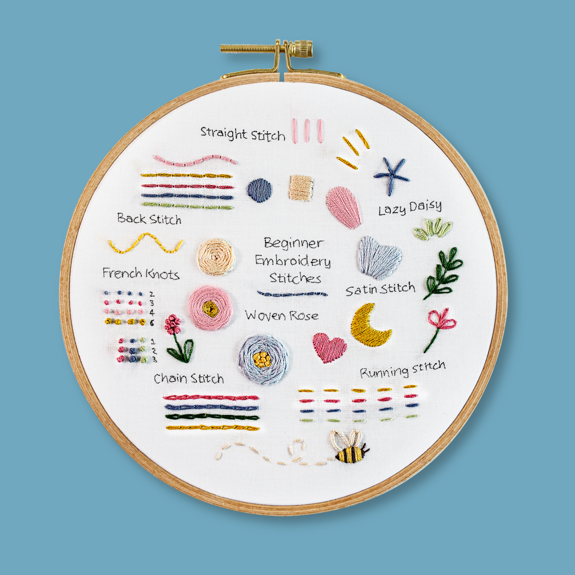 Fishbone Stitch - Learn How to Do This Modern Embroidery Technique ...