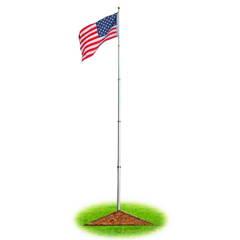 Telescoping Flag Pole Kit (20FT or 25FT) – Stand Flag Poles