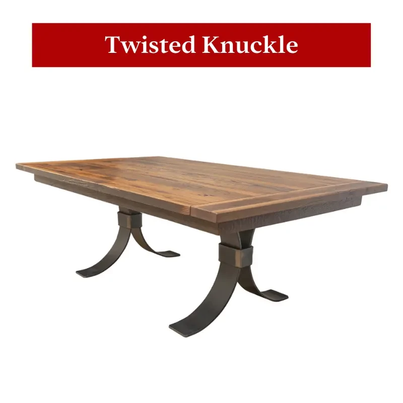 Twisted Knuckle Steel Base for Table