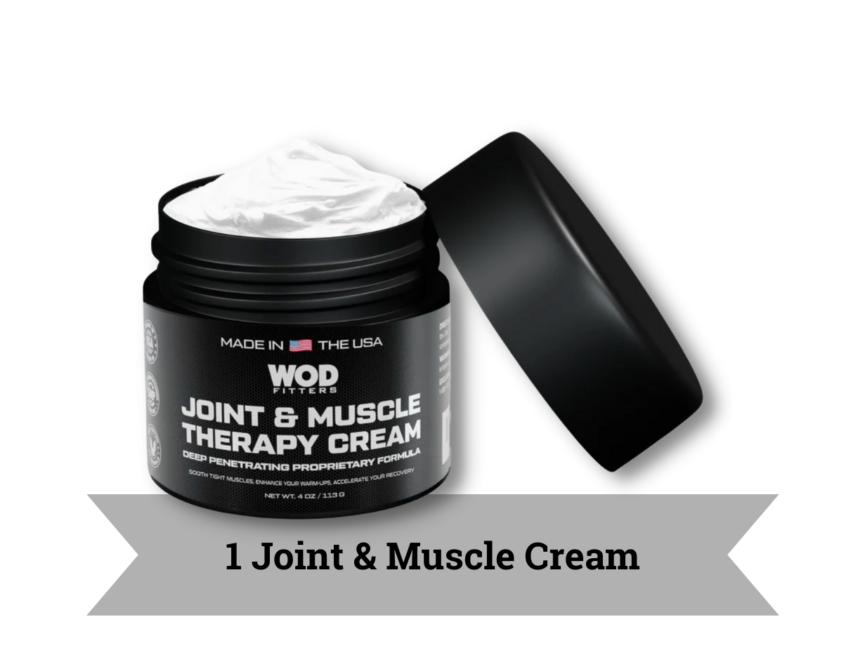 Joint & Muscle Therapy Cream in an open jar