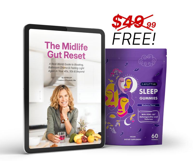 eBook and one full-size pack of Sleep Gummies worth $49.99 absolutely free