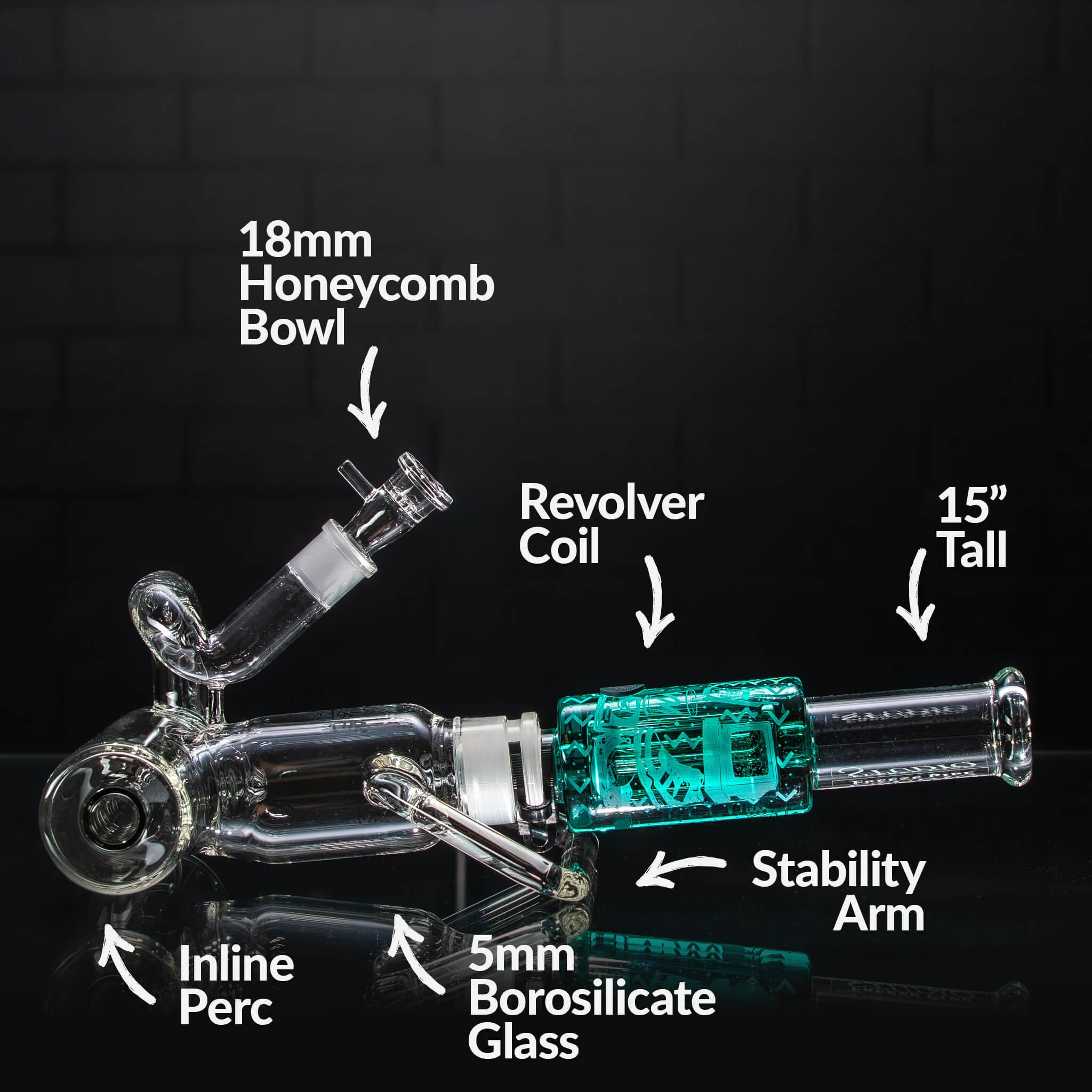 straight tube bong specs