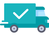 An illustrated truck icon