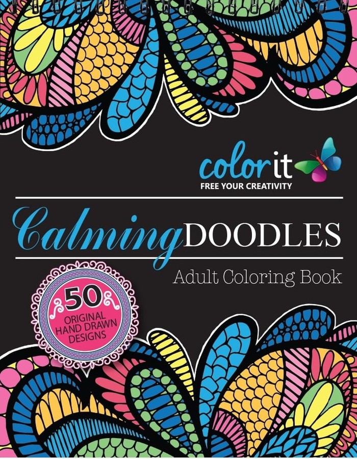 Doodle Coloring Book For Adults Calming Doodles Vol 1 Colorit