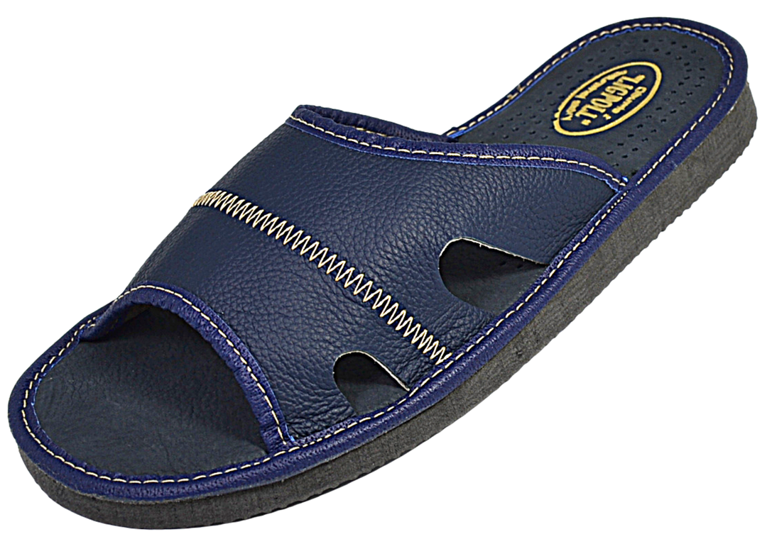 Dale - Mens leather flip-flops - Reindeer Leather