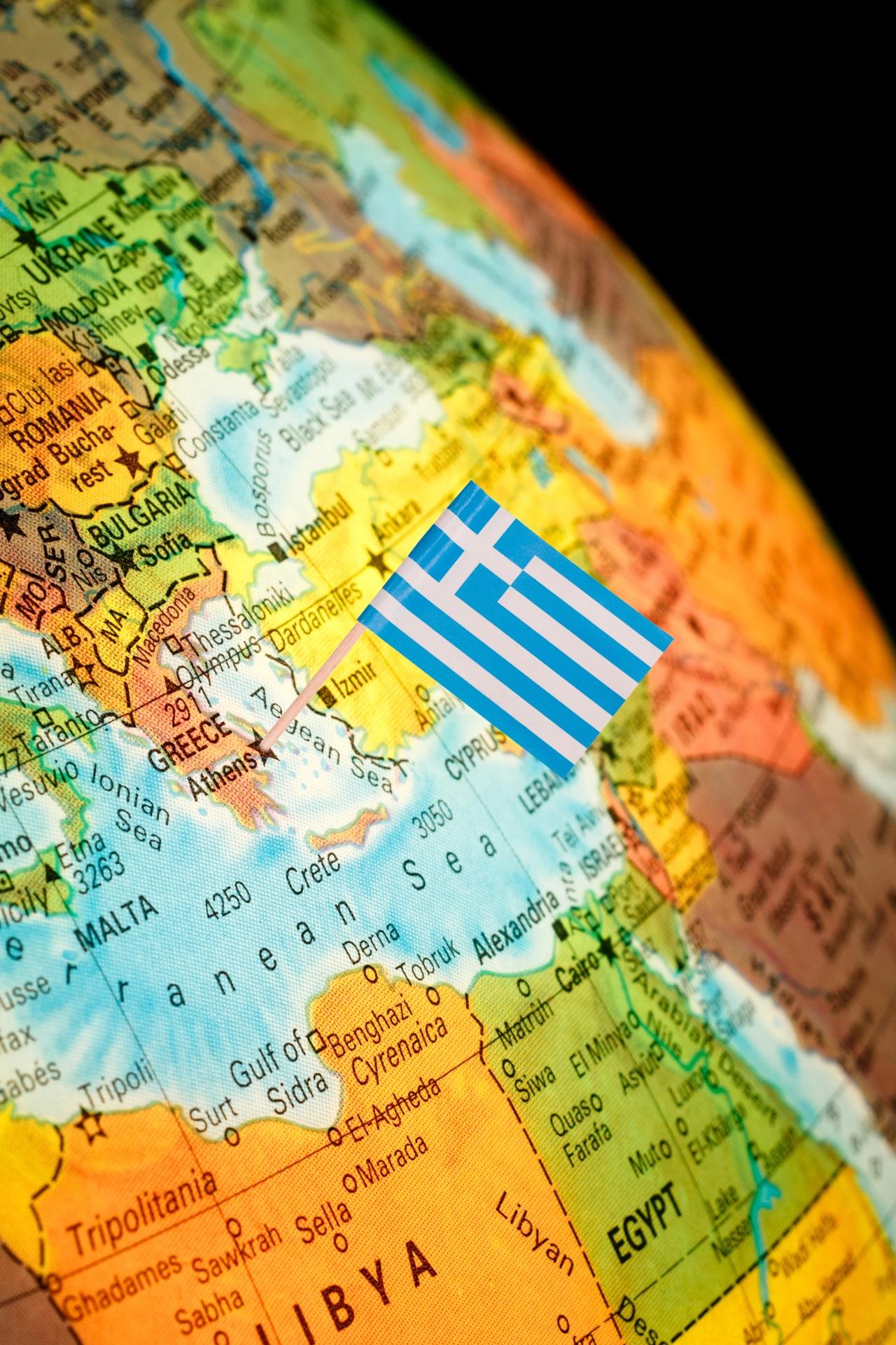 map of greece