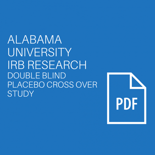 University of Alabama balance study