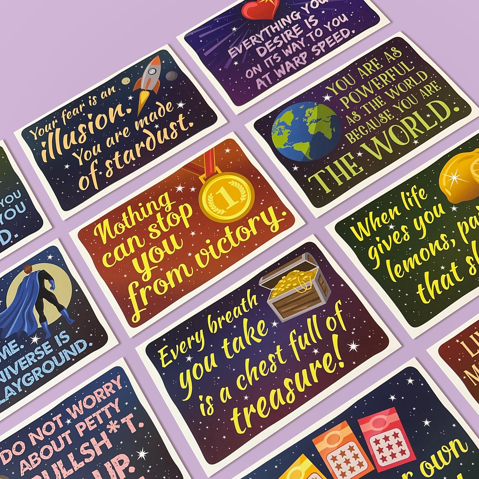 Affirmation Postcards | Sweet-Ass Maniac Pack 22 Funny Cards