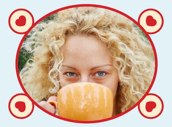 rooibos rocks lady drinking tea