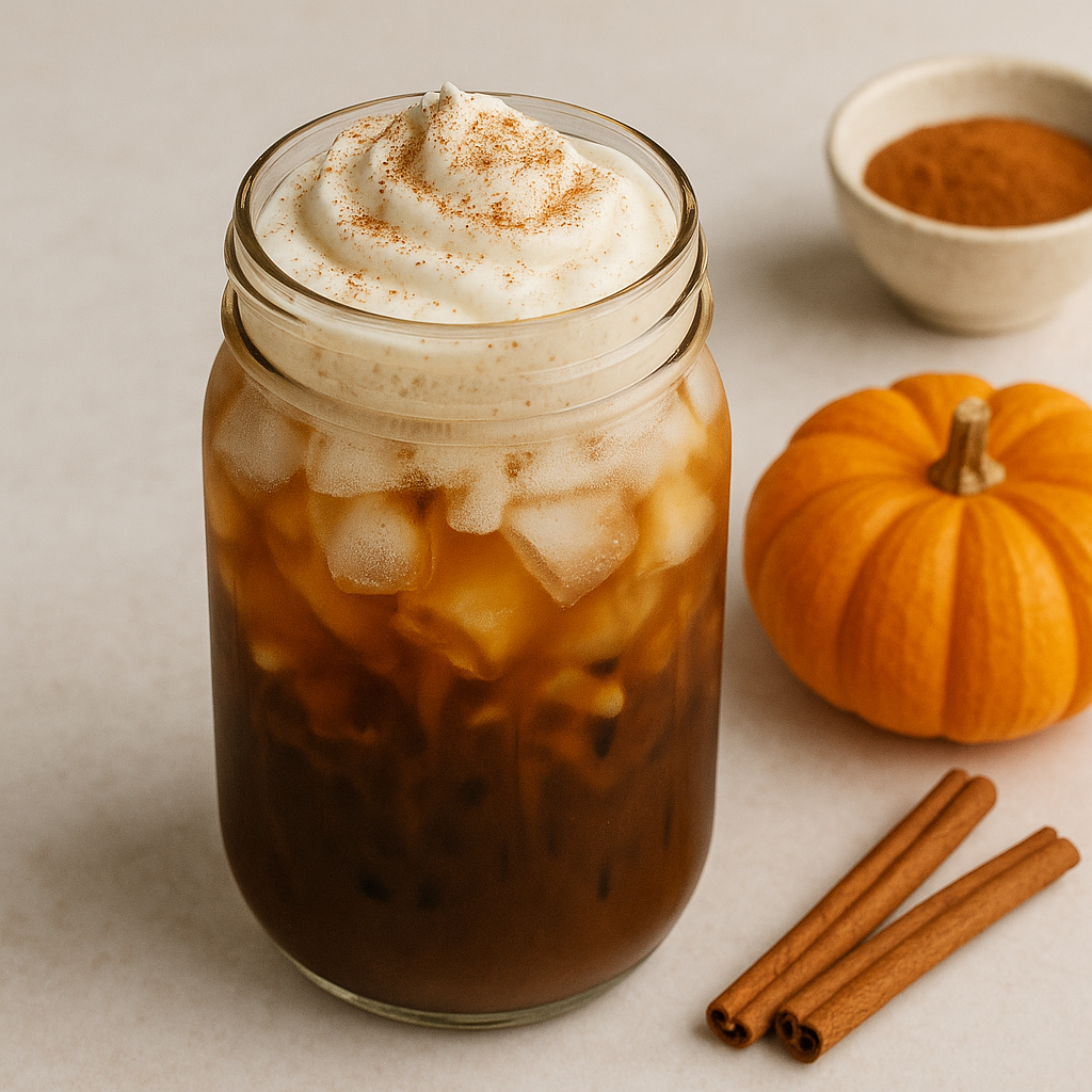 Healthy Cold Brew Pumpkin Spice Latte