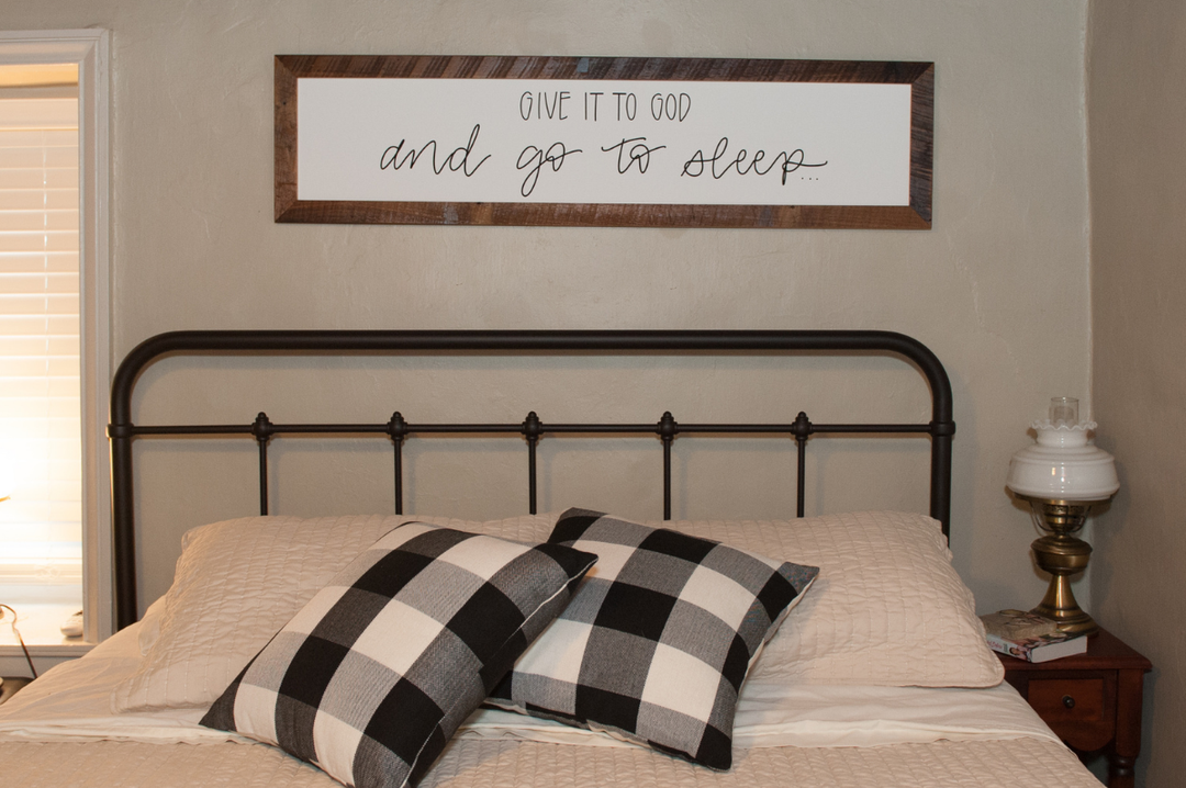 Farmhouse Quotes Wall Art for Bedroom