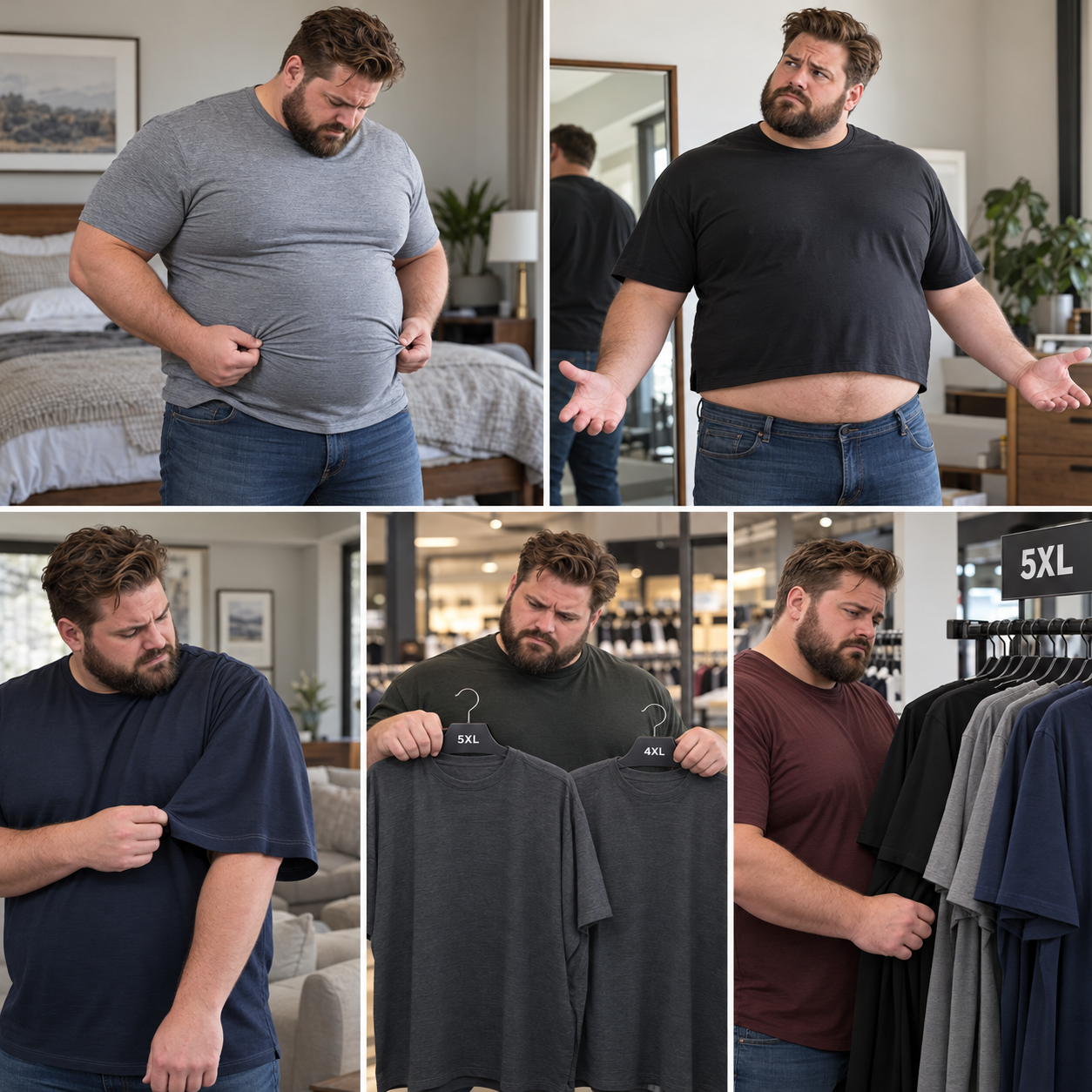 If You Wear 5XL, You’ve Probably Learned to Settle.