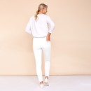 Ann Stretch Trousers (White)