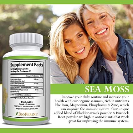 Organic Irish Sea Moss Capsules