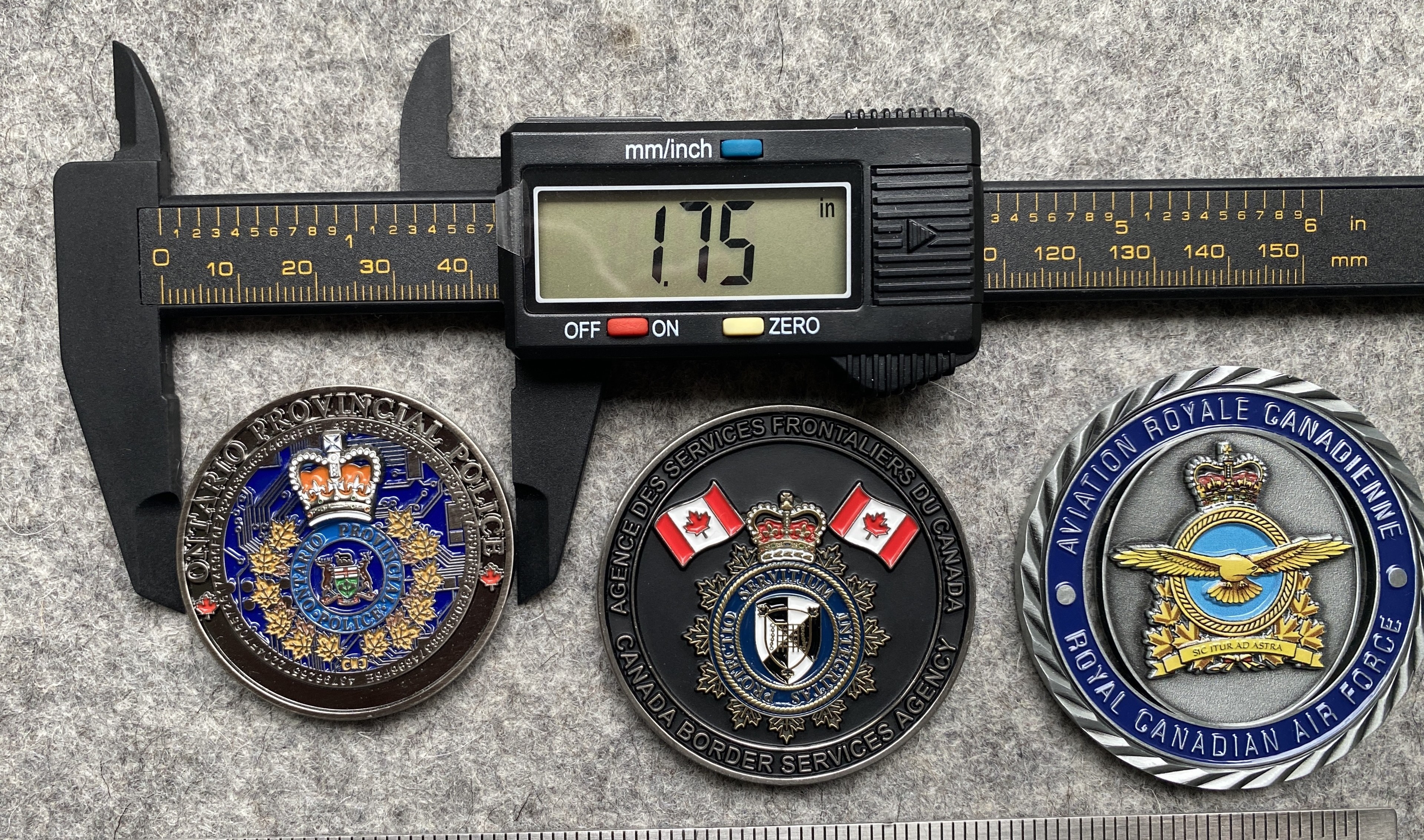 Challenge Coin Size