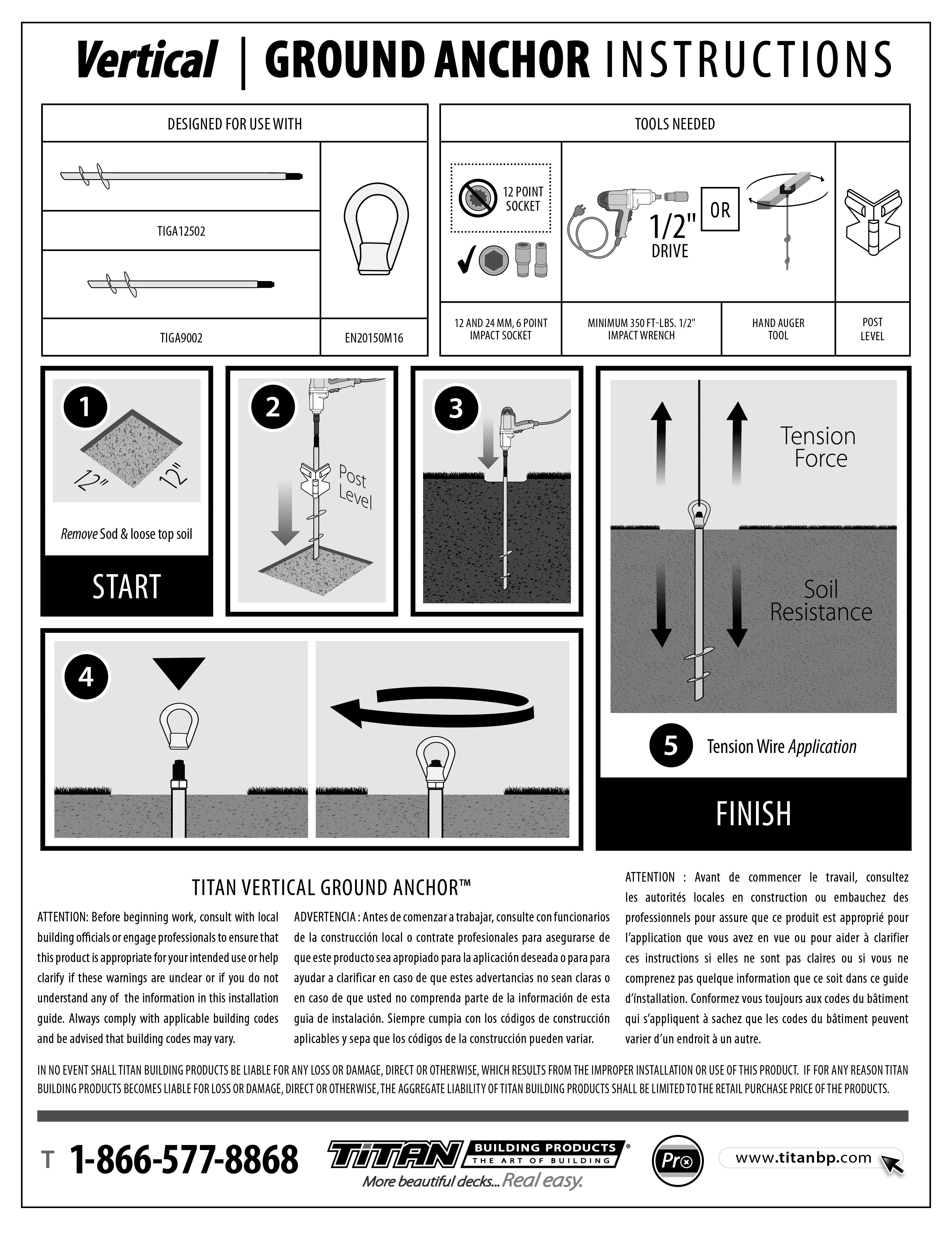 Ground Anchor Vertical