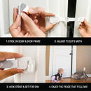 Door Buddy - easy install child proof door locks