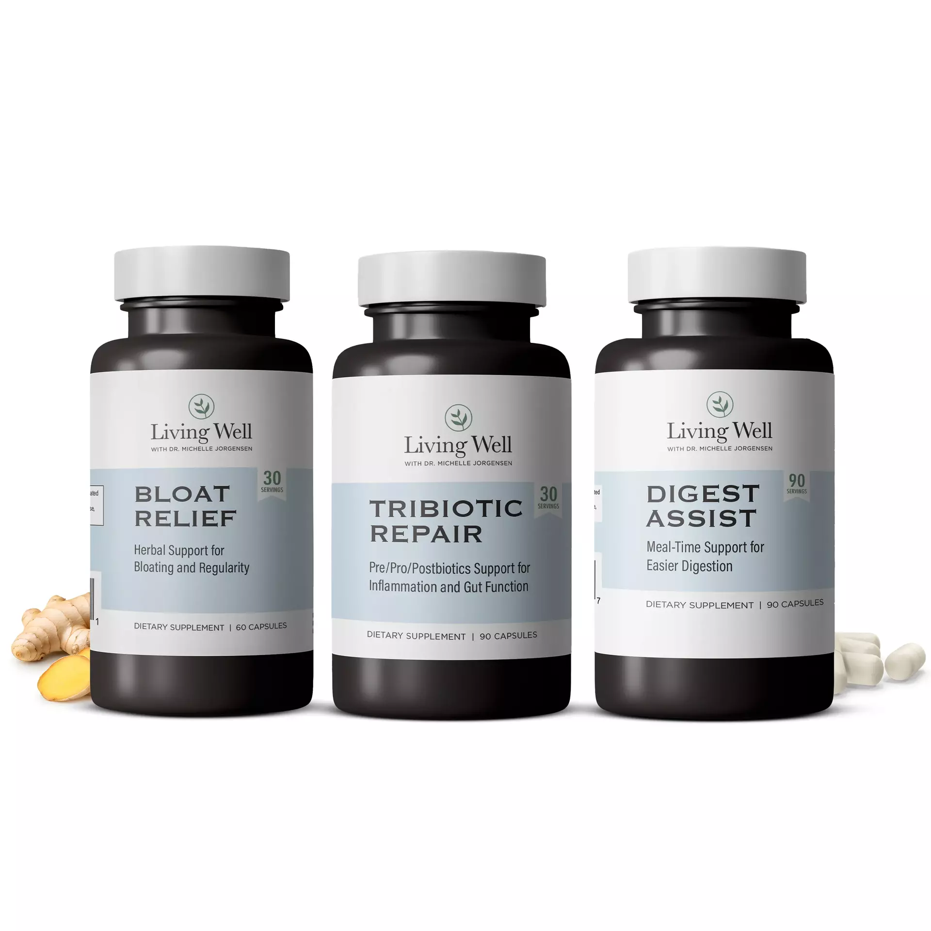 The Gut Reset Protocol: Bloat Relief + Tribiotic Repair + Digest Assist