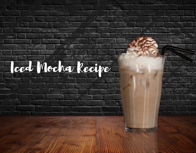 How to make homemade easy iced mocha coffee recipe - Lifestyle of a Foodie