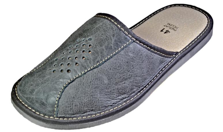 mens leather slippers size 15