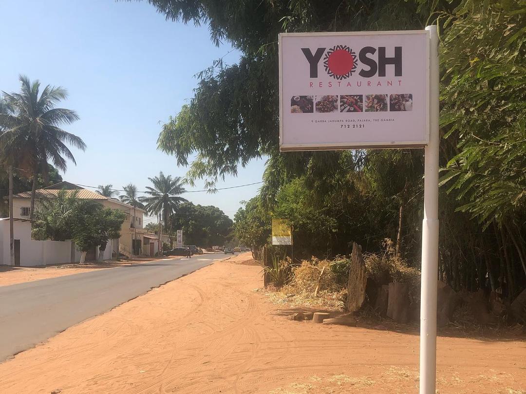 Eco-event partner, Yosh, Gambian restaurant 