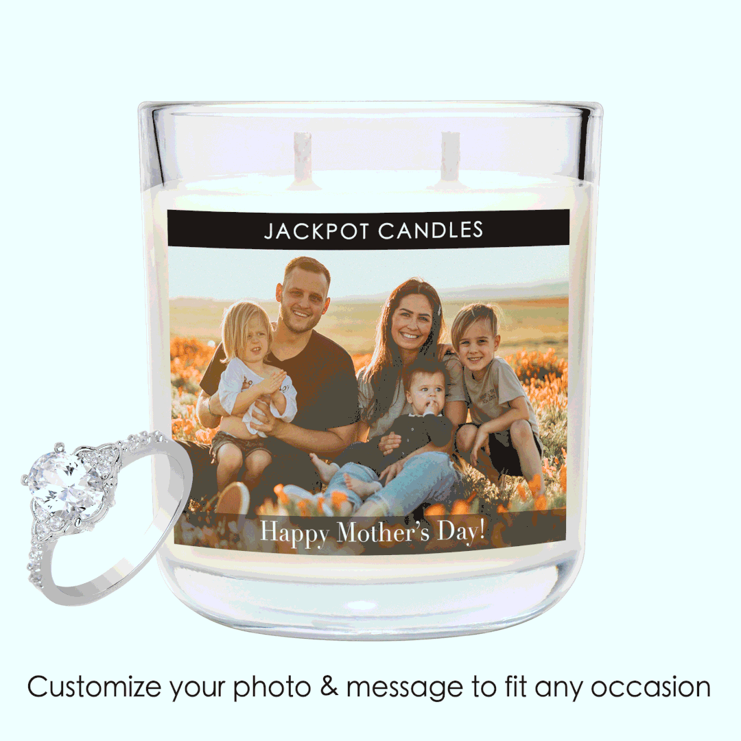 custom label scented candle