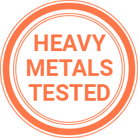 Heavy metal tested badge