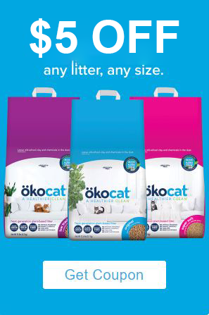 OKOCAT NATURAL CAT LITTER COUPON