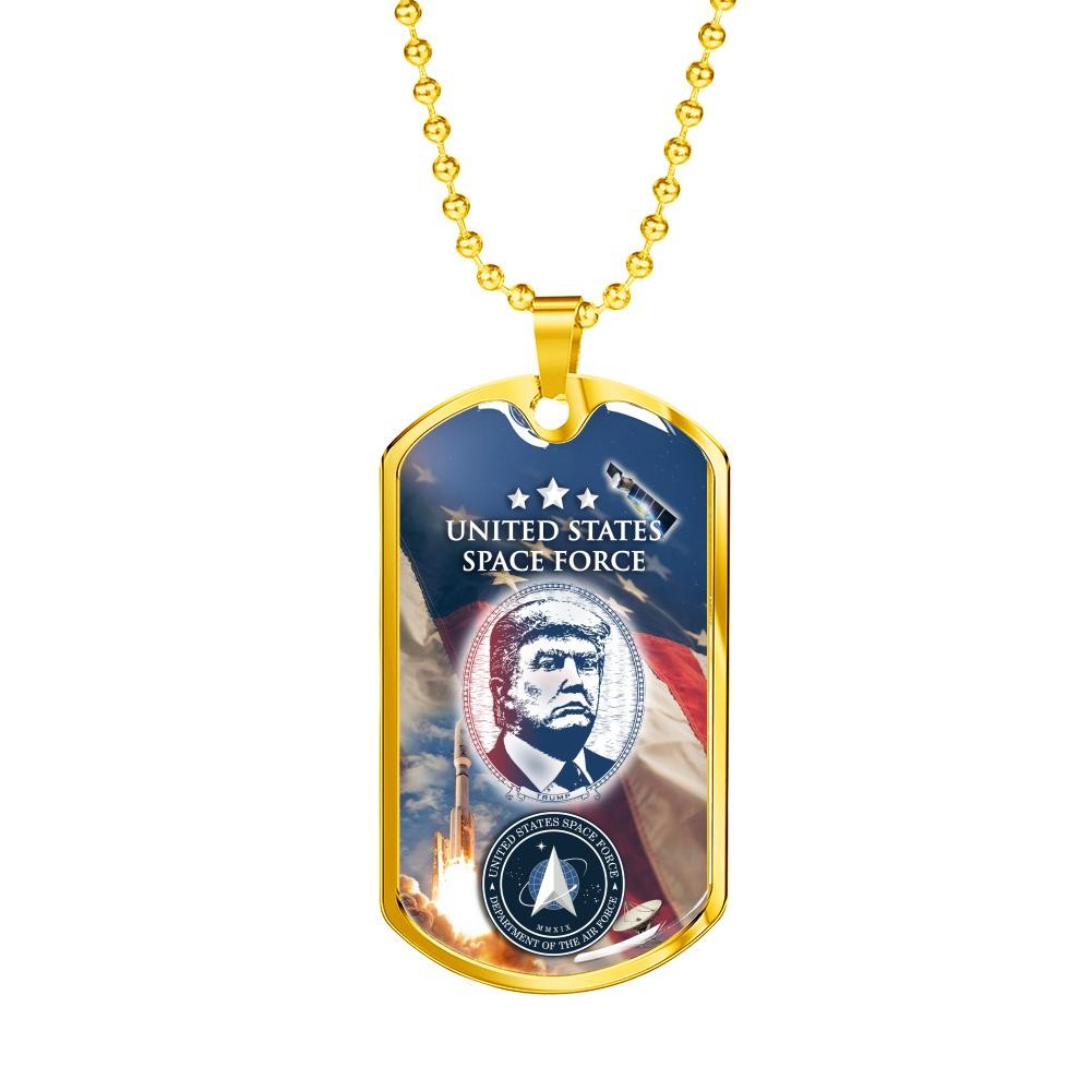 United States Space Force Dog Tag