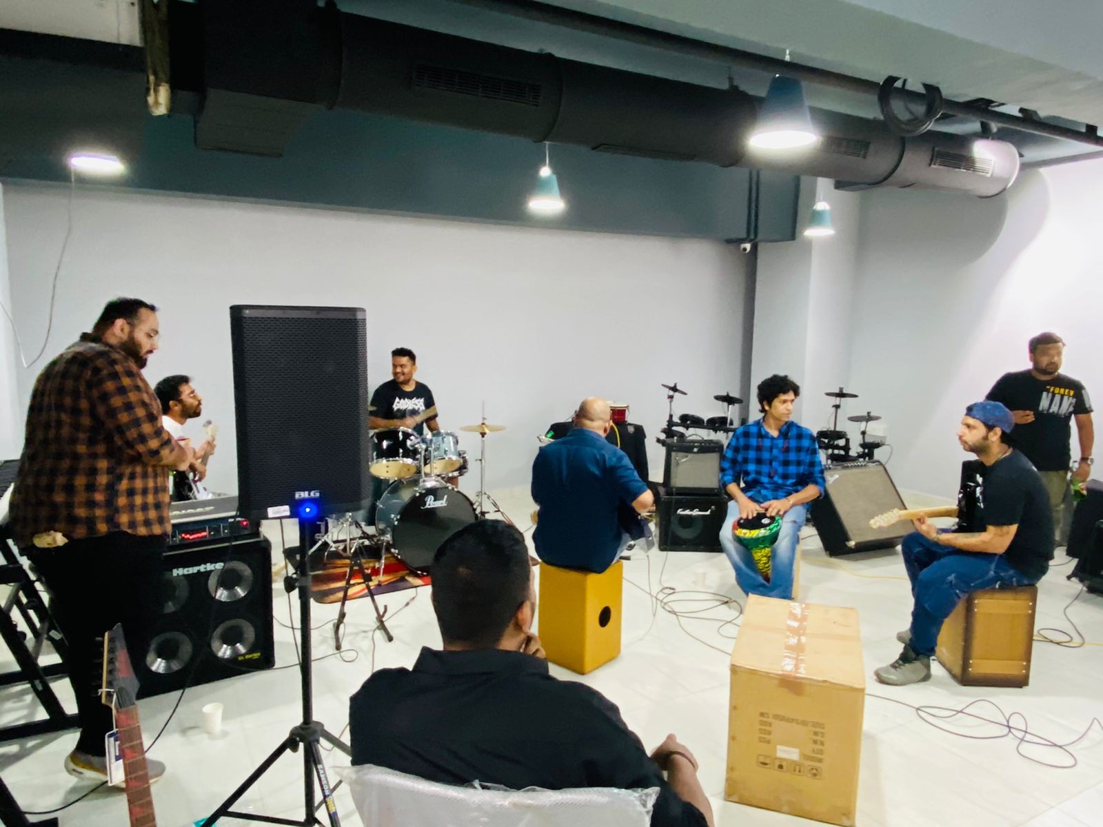Jamming Session at Bajaao Music Store