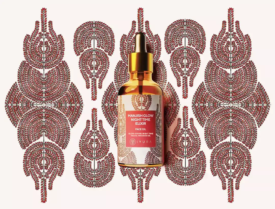 manjish bottle with artwork