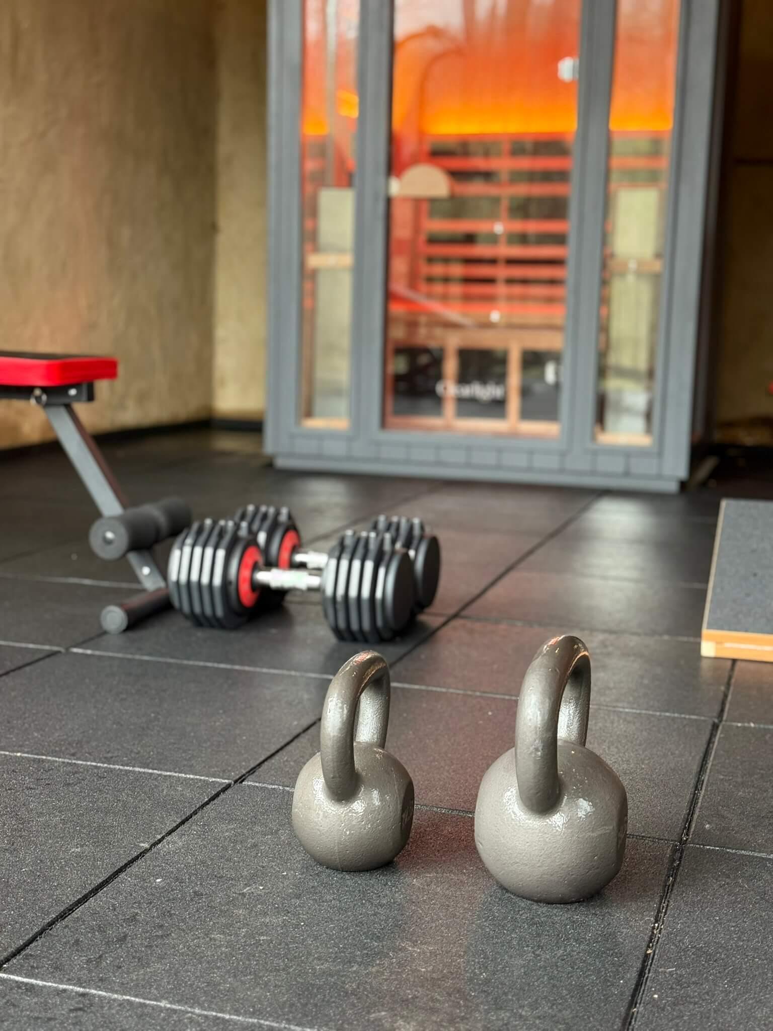 Step outside onto the lower deck, and you’ll find your own dedicated outdoor wellness and recovery space..