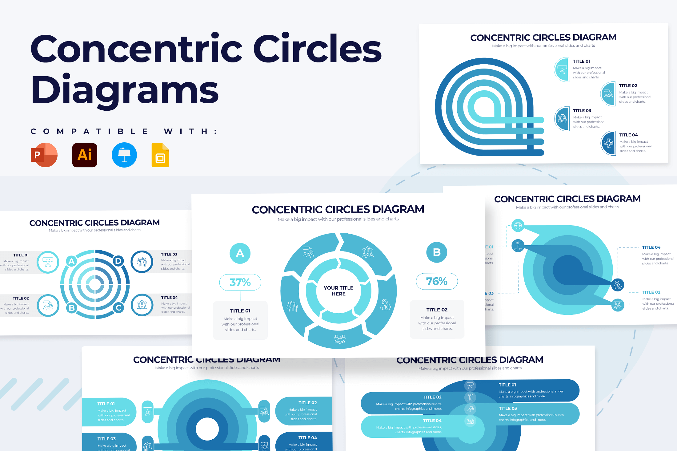 Summary PowerPoint Infographic Templates